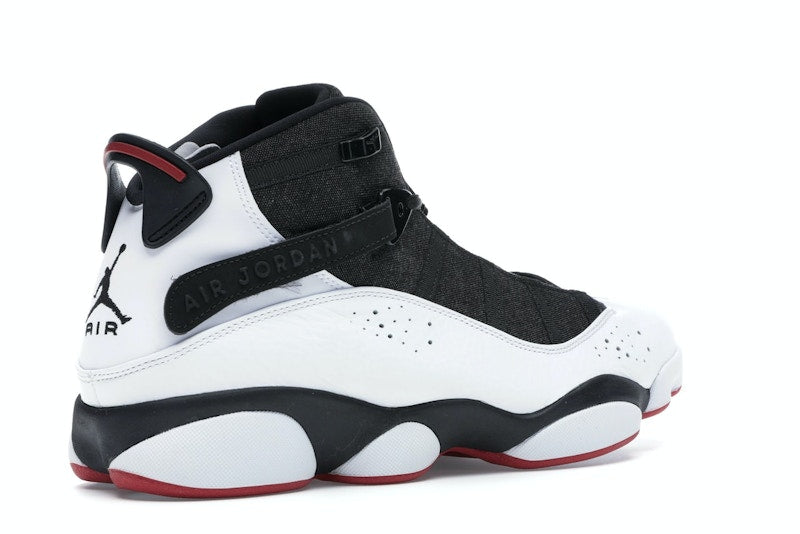 Jordan 6 Rings Black White Gym Red