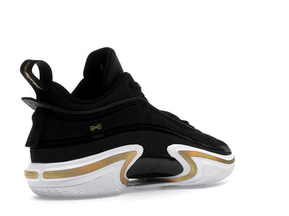 Jordan 36 Low PF Black Gold (White Sole)