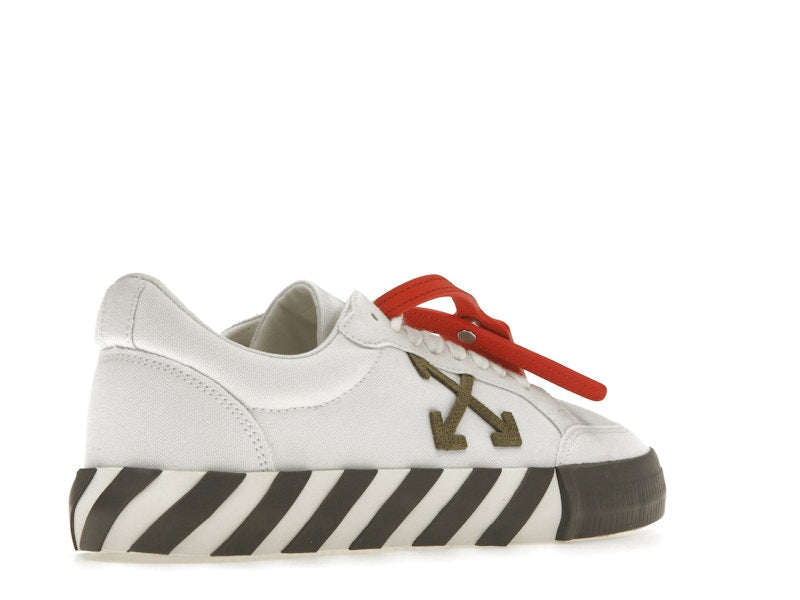 OFF-WHITE Vulcanized Low White Khaki Canvas
