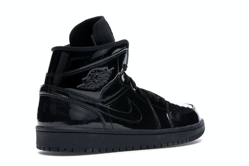Jordan 1 Mid SE Triple Black Patent (Women's)