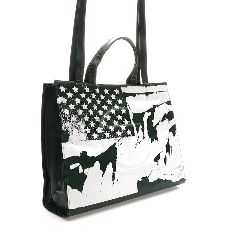 Telfar Flag Bag Medium Green/White