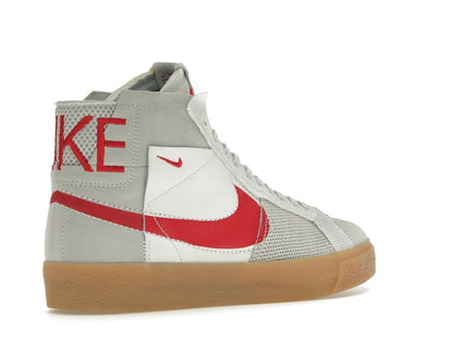 Nike SB Zoom Blazer Mid Premium Deconstructed White University Red Gum