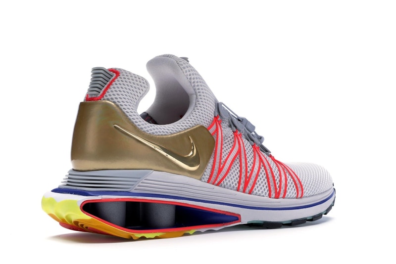 Nike Shox Gravity Vast Grey Metallic Gold