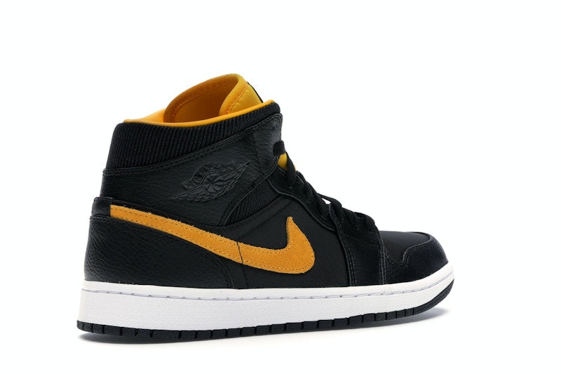 Jordan 1 Mid Black University Gold