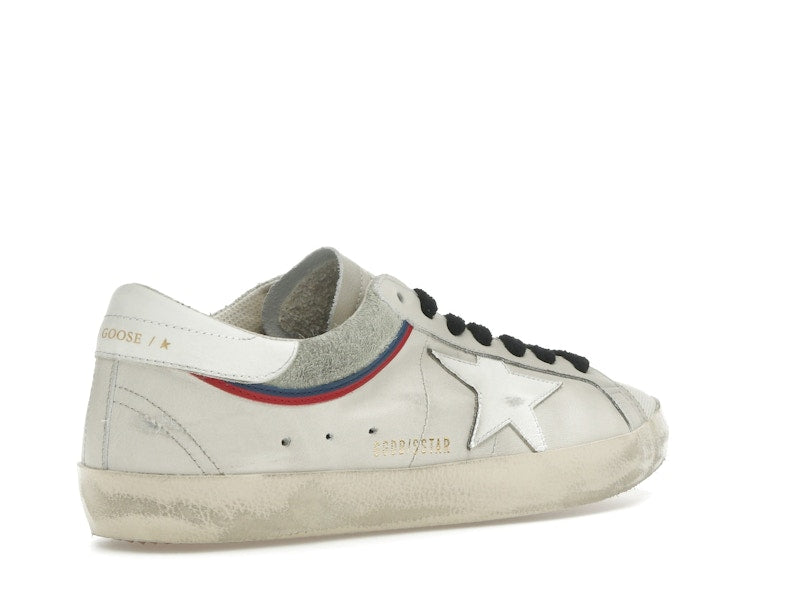 Golden Goose Super Star White Grey Red Blue