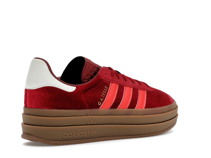 adidas Gazelle Bold Bright Red Velvet (Women's)