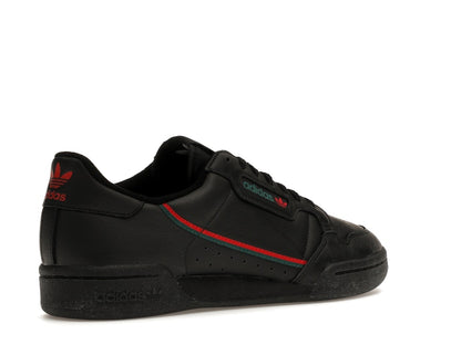 adidas Continental 80 Black Scarlet Green