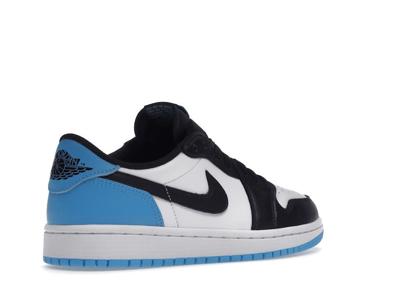 Jordan 1 Retro Low OG Black Dark Powder Blue (Women's)