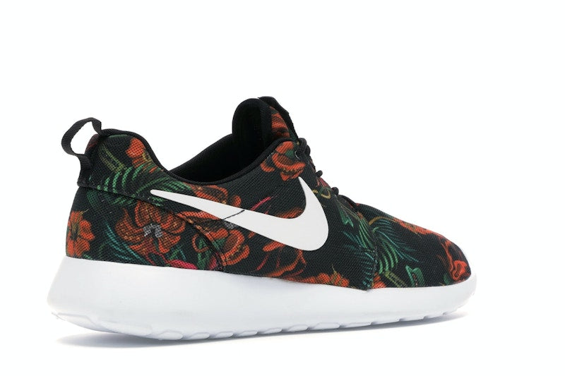 Nike Roshe Run Floral Print Total Orange