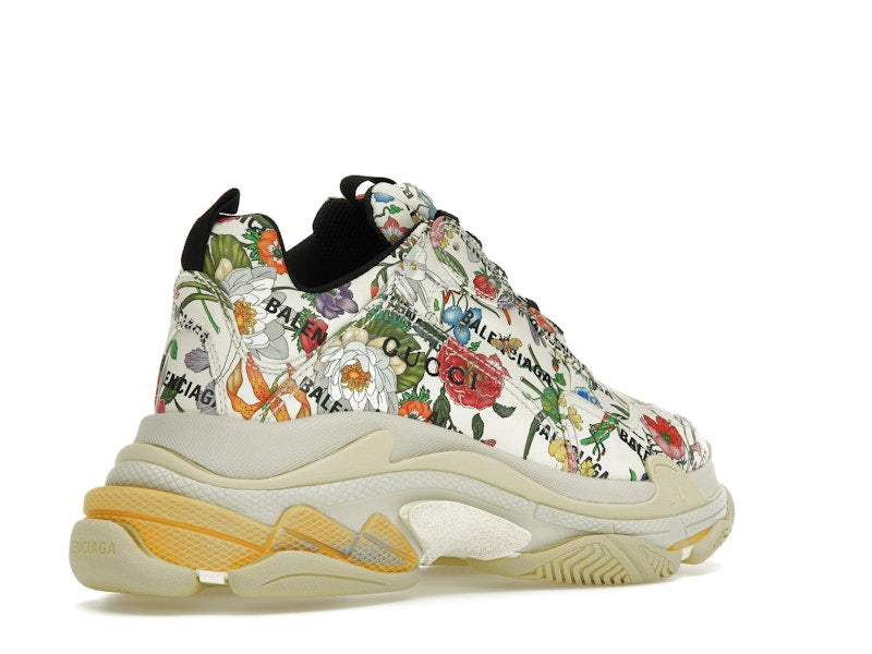 Gucci x Balenciaga The Hacker Project Triple S  Flora Print