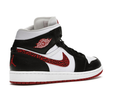 Jordan 1 Phat White Red Black (Elephant Print)