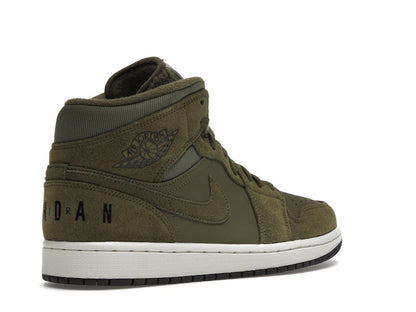 Jordan 1 Mid Olive Canvas (2018)