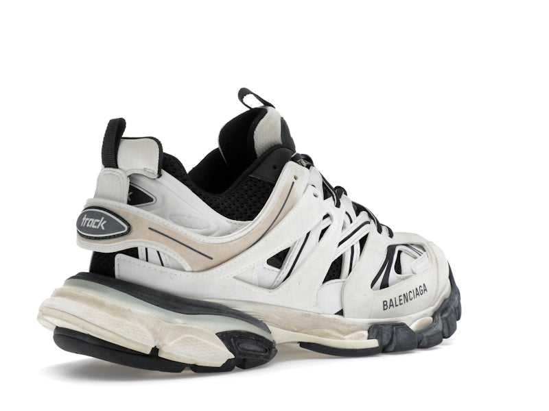 Balenciaga Track Worn Out In White Black