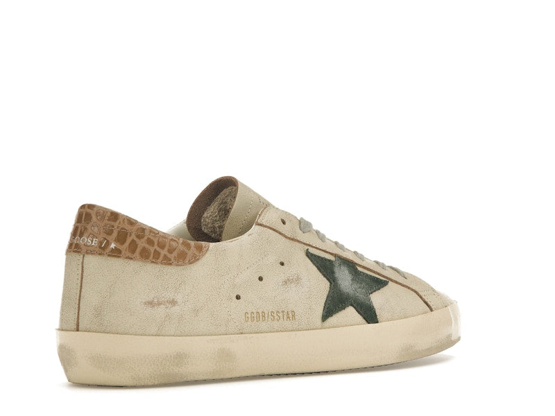 Golden Goose Super-Star Cream Green
