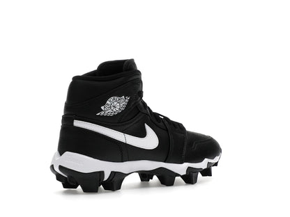 Jordan 1 Mid Cleat Black White (GS)