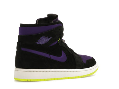 Jordan 1 High Zoom Air CMFT Black Court Purple Lemon Venom (Women's)