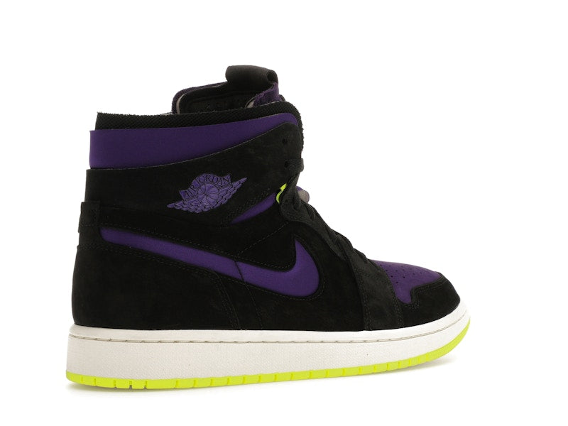 Jordan 1 High Zoom Air CMFT Black Court Purple Lemon Venom (Women's)