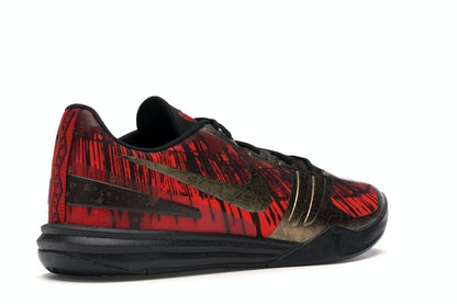 Nike KB Mentality Black Metallic Gold Chilling Red