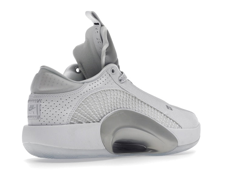 Jordan XXXV Low Metallic Silver (Clear Sole)