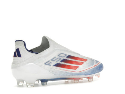 adidas F50 Elite Laceless FG Cloud White Solar Red Lucid Blue