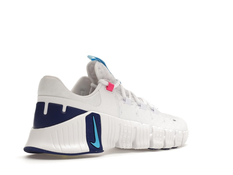 Nike Free Metcon 5 White Aquarius Blue