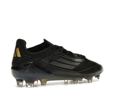 adidas F50 Elite FG Core Black Iron Metallic Gold Metallic