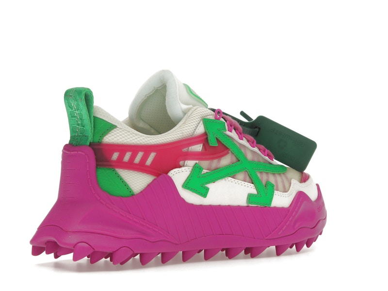 OFF-WHITE Odsy-1000 White Fuchsia Green (Women's)