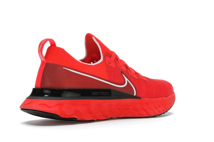 Nike React Infinity Run Flyknit Bright Crimson Black