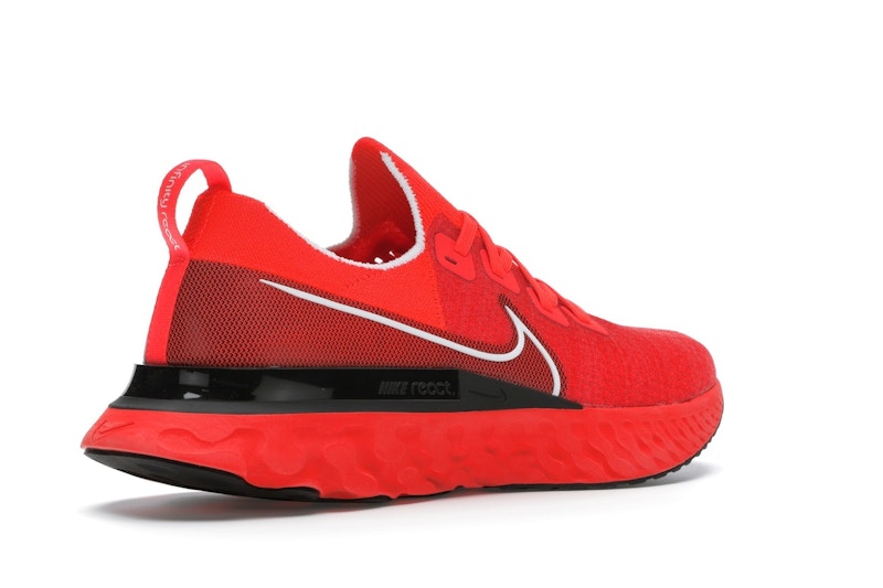 Nike React Infinity Run Flyknit Bright Crimson Black