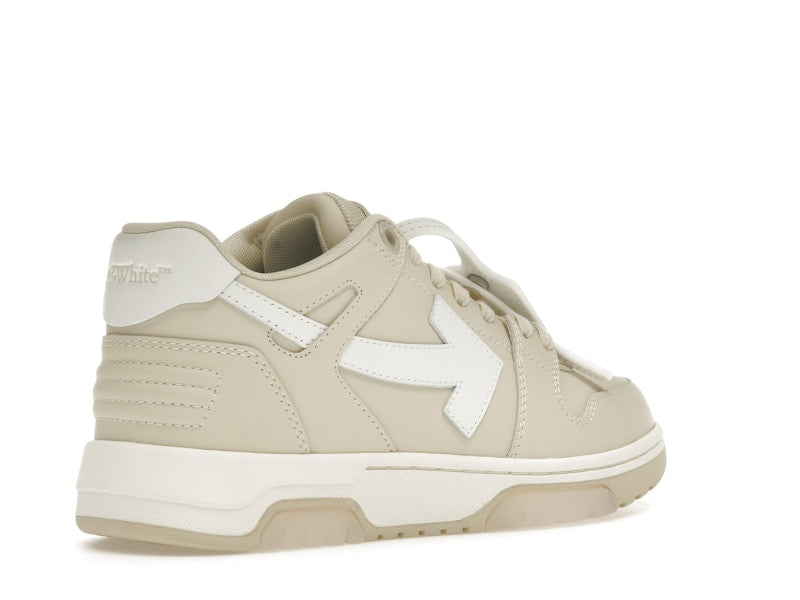 OFF-WHITE Out Of Office OOO Low Tops Angora White
