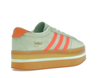 adidas Gazelle Stack Semi Green Spark Solar Orange Gum (Women's)