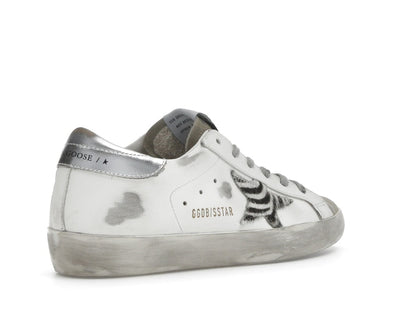 Golden Goose Super-Star Zebra Print Pony Skin Star (Women's)