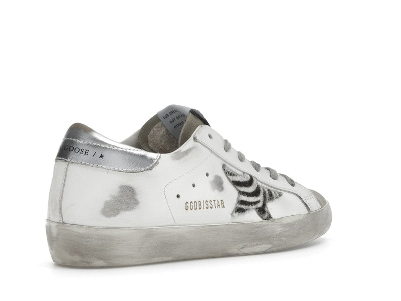 Golden Goose Super-Star Zebra Print Pony Skin Star (Women's)