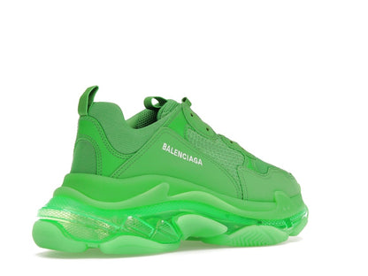 Balenciaga Triple S Clear Sole Bright Green