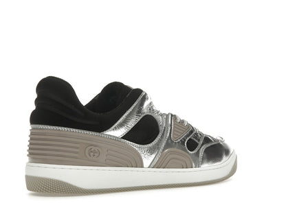 Gucci Basket Low Silver Black