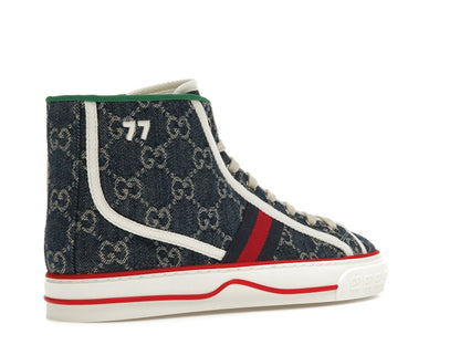 Gucci Tennis 1977 High Top Denim GG Print (Women's)