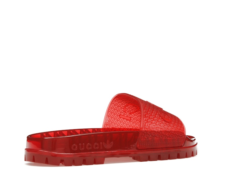 adidas x Gucci Adilette Slide Red