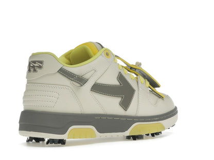 OFF-WHITE Out Of Office OOO Low Tops Golf Paris Hilinski Gray Yellow