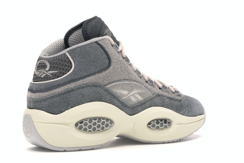 Reebok Question Mid Grey Suede