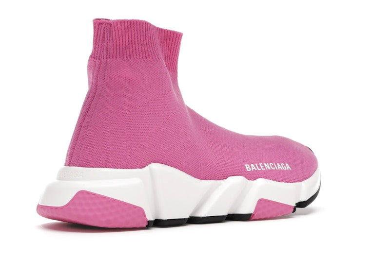 Balenciaga Speed Trainers Mid Pink White (Women's)