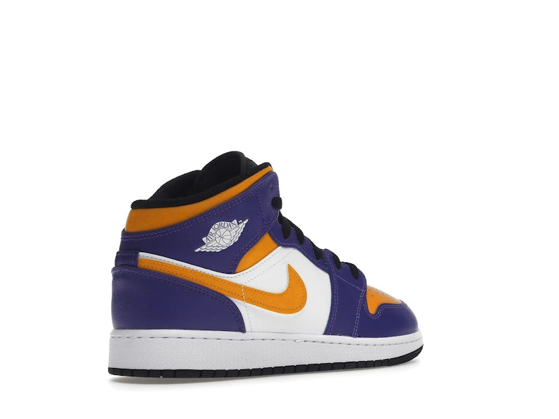 Jordan 1 Mid Lakers (2022) (GS)