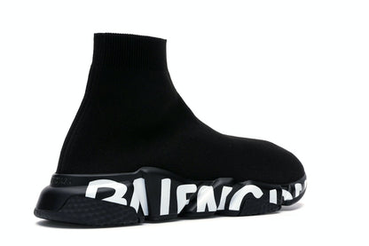 Balenciaga Speed Graffiti Trainers Black