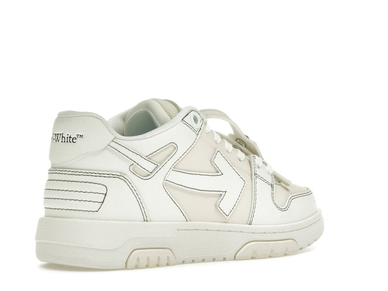 OFF-WHITE Out Of Office OOO Low Tops Cream White