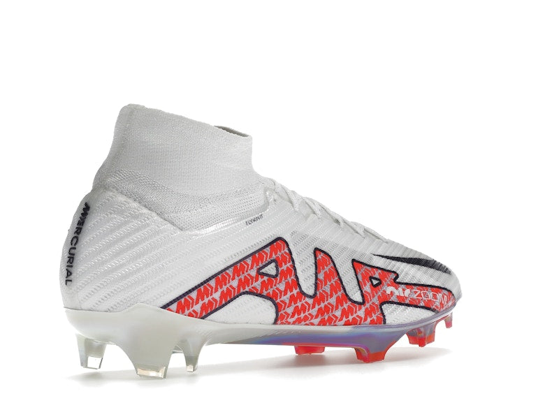Nike Zoom Mercurial Superfly 9 Elite FG White Bright Crimson
