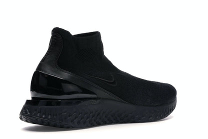 Nike Rise React Flyknit Triple Black
