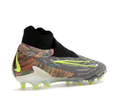 Nike Gripknit Phantom GX Elite Dynamic Fit Fusion FG Black White Blue Glow Volt