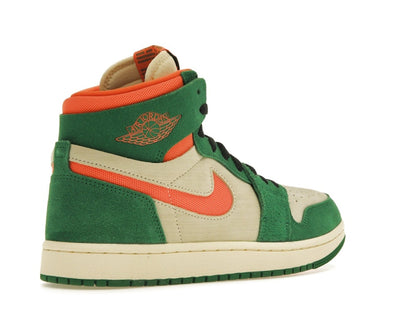 Jordan 1 High Zoom Air CMFT 2 Pine Green Orange Blaze (Women's)