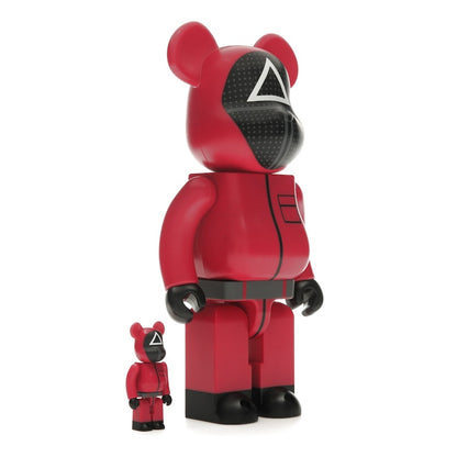 Bearbrick x Squid Game Guard (Triangle) 100% & 400% Set
