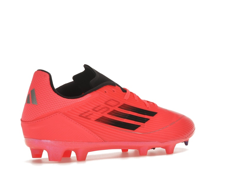 adidas F50 League Firm/Multi-Ground Turbo Aurora Black Platinum Metallic