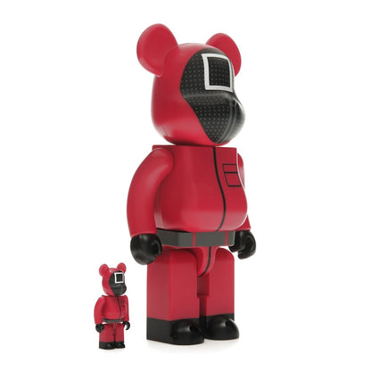 Bearbrick x Squid Game Guard (Square) 100% & 400% Set